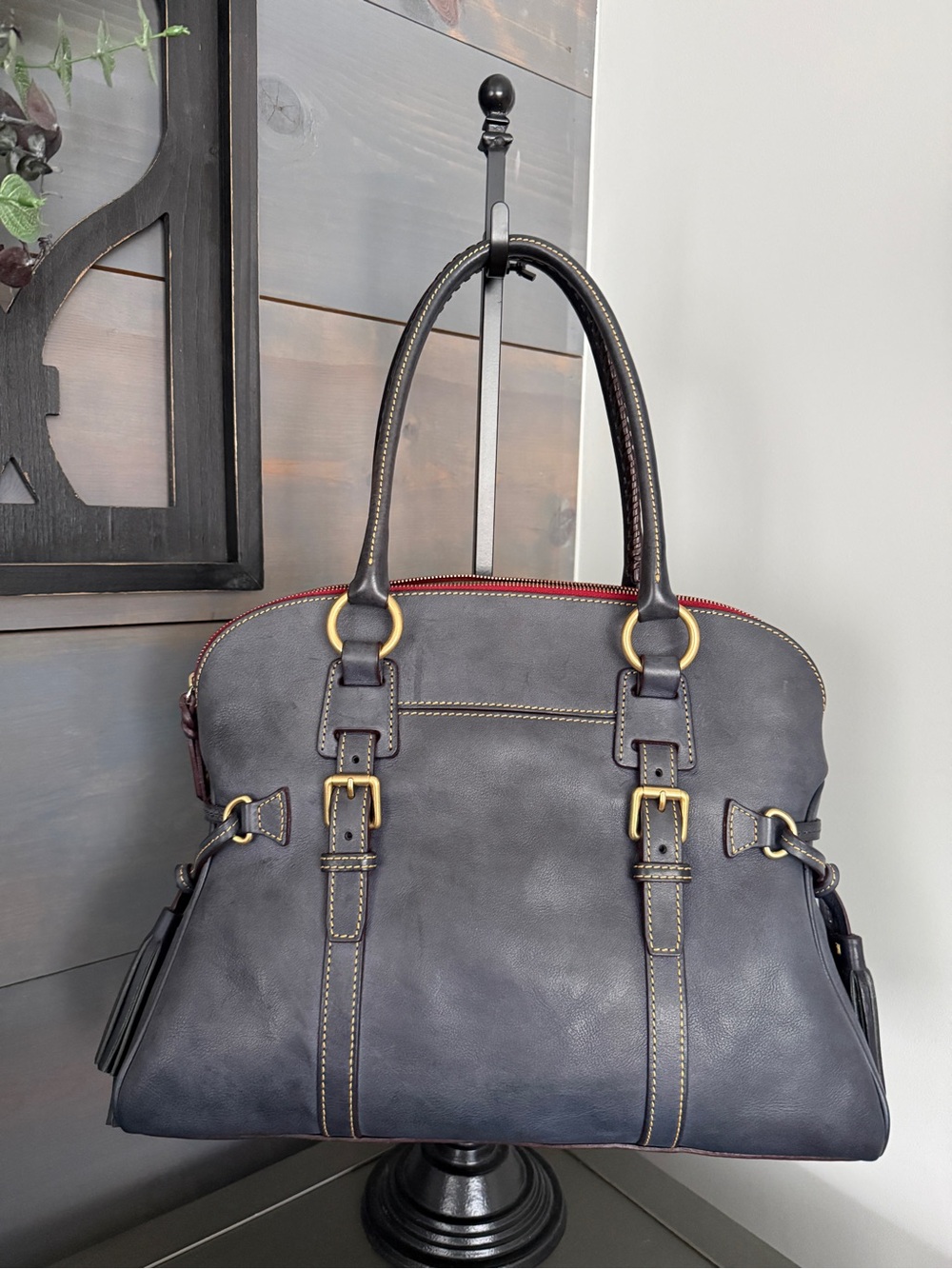 Dooney & Bourke Florentine Domed Buckle Satchel - Picture 2 of 8